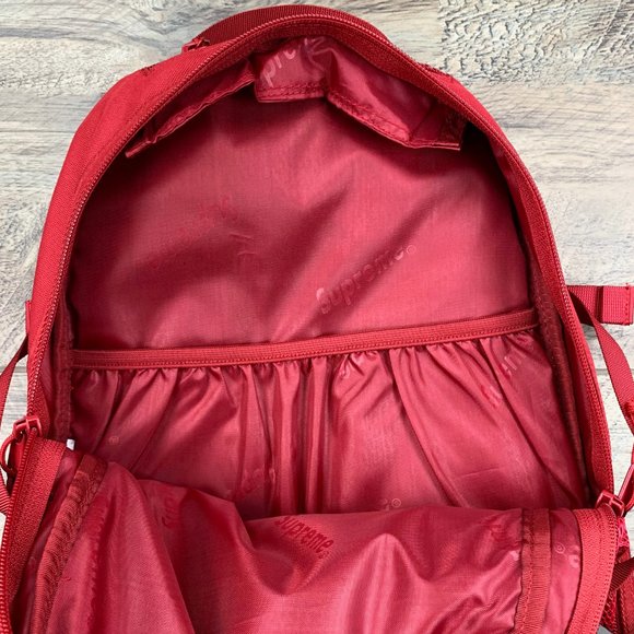 Supreme Dark Red SS20 Mesh Backpack - Picture 2 of 8